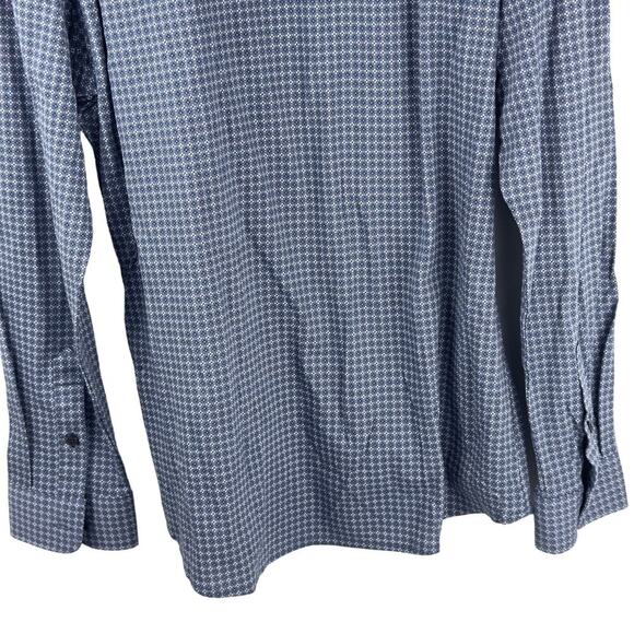 BRAX FEEL GOOD DANIEL‎ HI-FLEX MODERN FIT BUTTON UP SHIRT BLUE NWT MEN'S M 39/40 - Picture 5 of 15